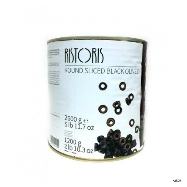 Round Sliced Black Olives